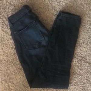 Paige Verdugo Crop Dark Wash Skinny Jeans - 25